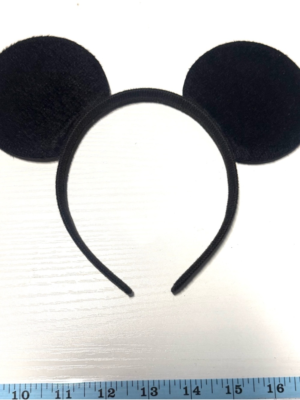 9 Black Mickey Ear Headband for Kids - Classic Costume Accessory